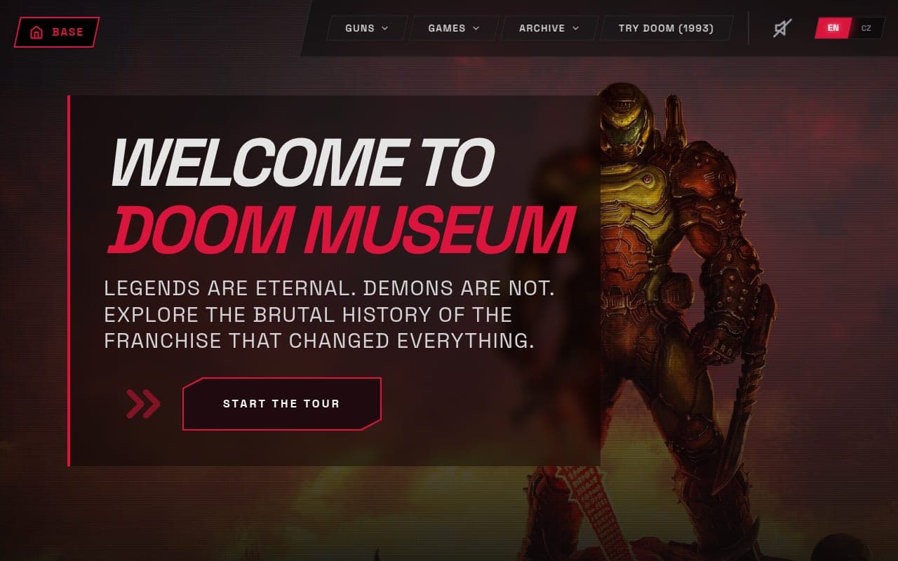 DOOM interactive museum - GJS Hackathon project.